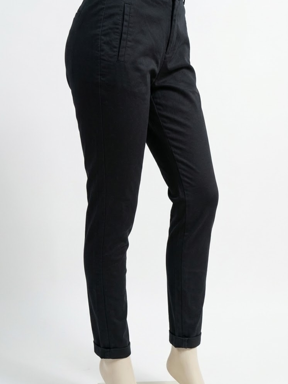 Zara Basic Black Ankle Dress Pants Size 6